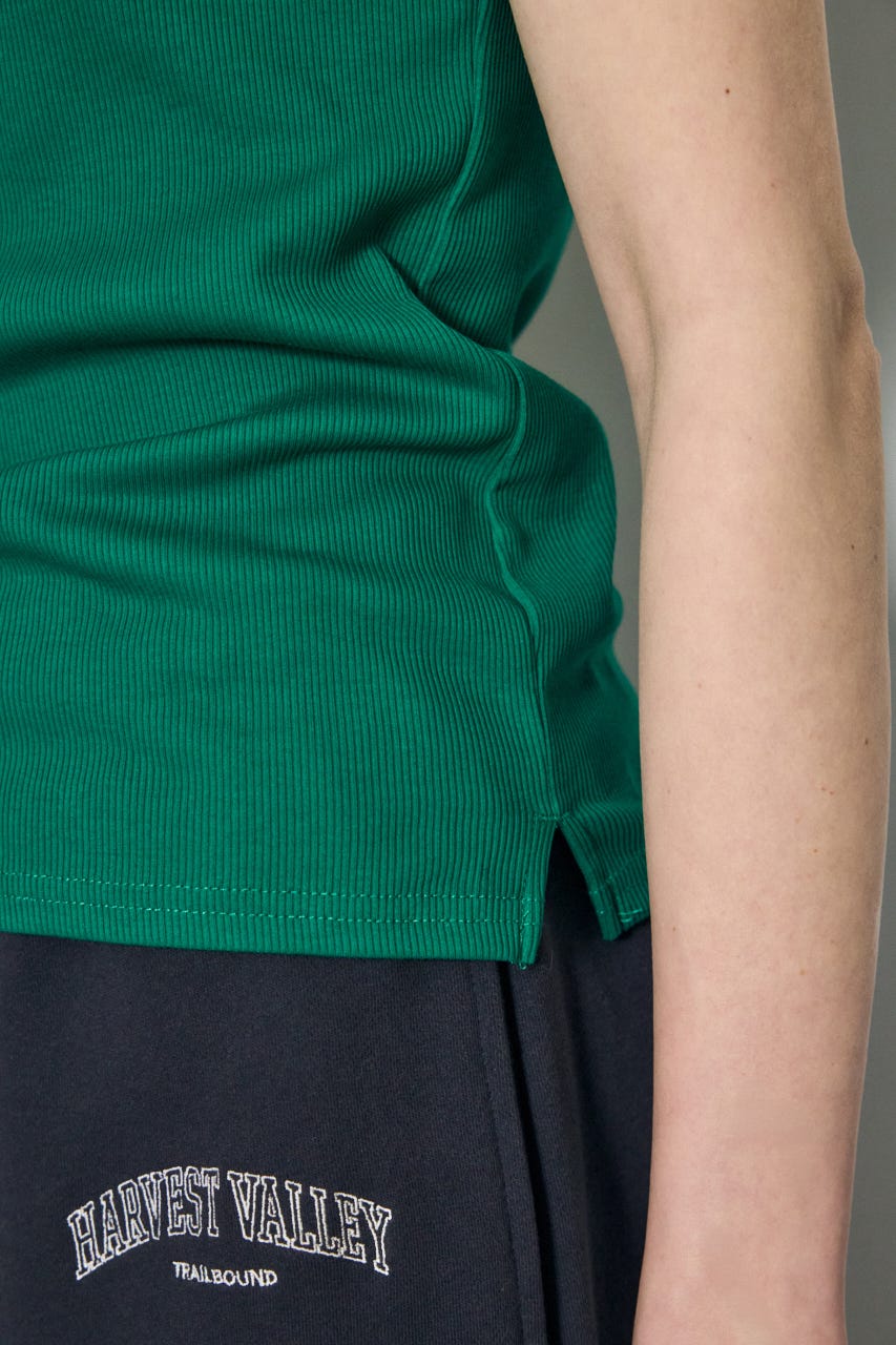 カップ付きホルターネックキャミソール GRN S