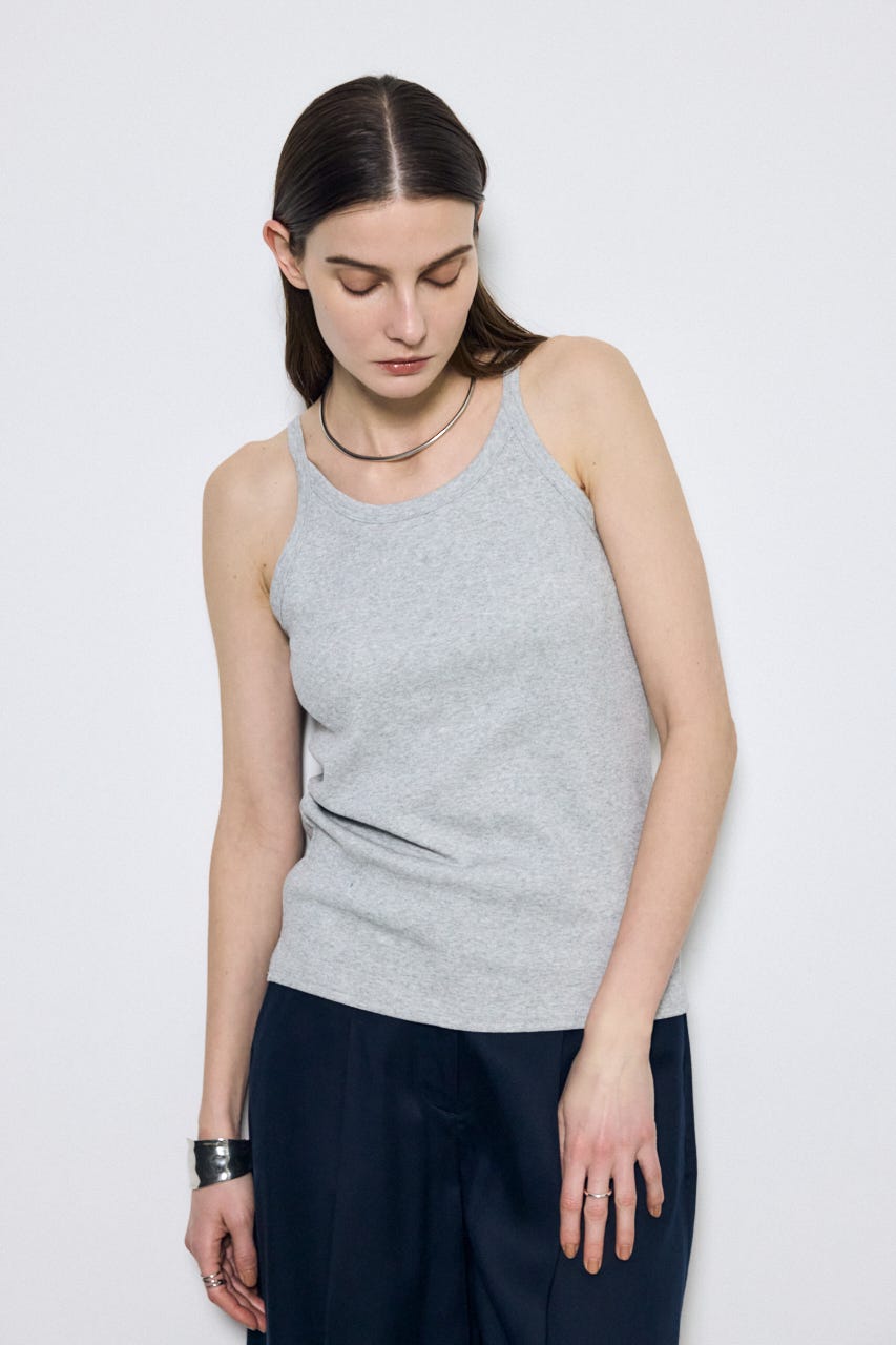 カップ付きホルターネックキャミソール T.GRY M