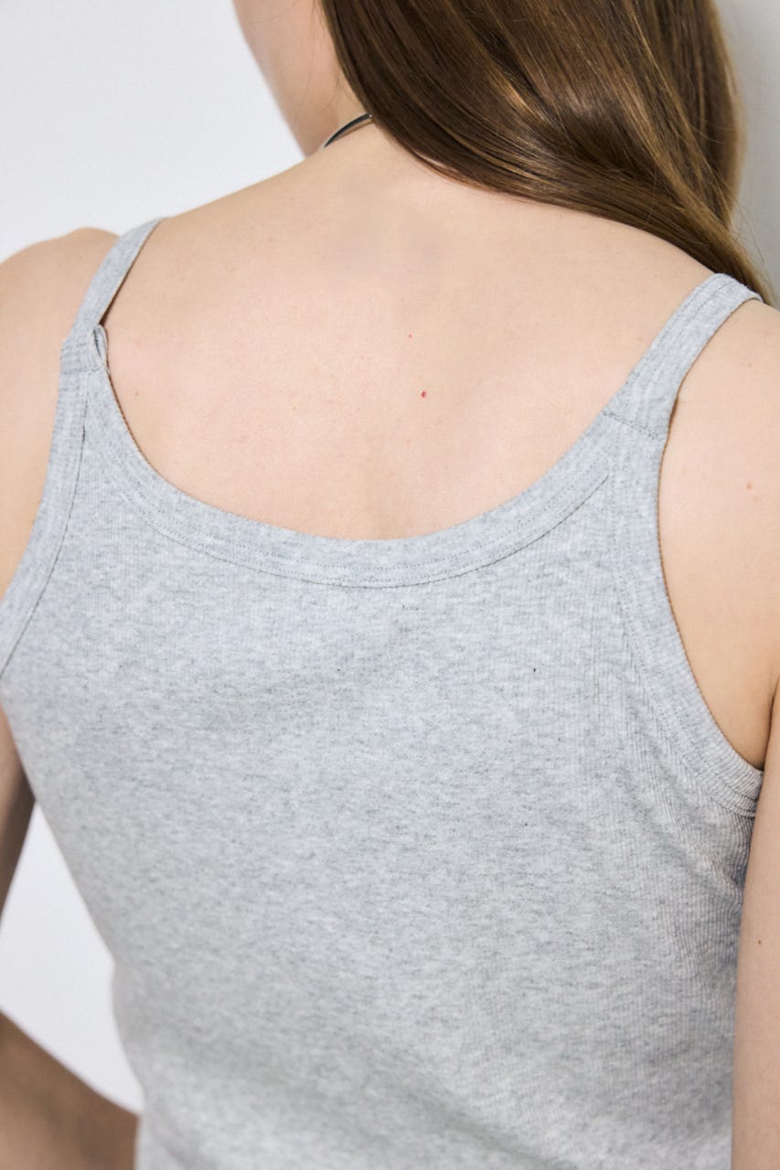 カップ付きホルターネックキャミソール T.GRY M