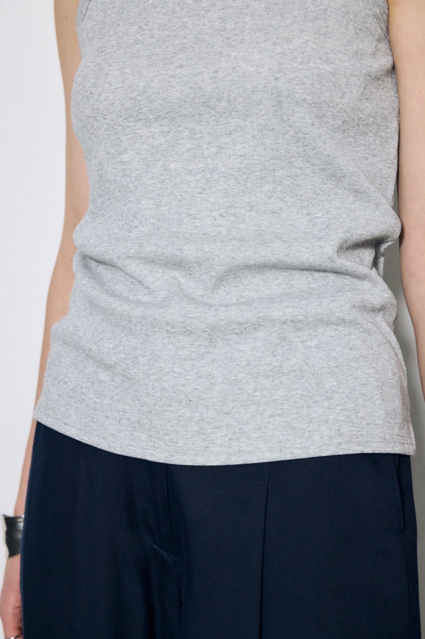 カップ付きホルターネックキャミソール T.GRY M