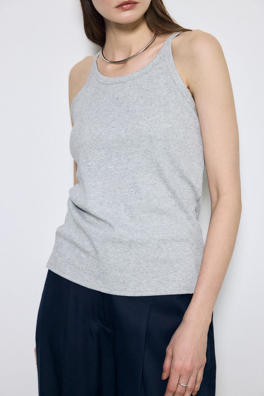 カップ付きホルターネックキャミソール T.GRY M