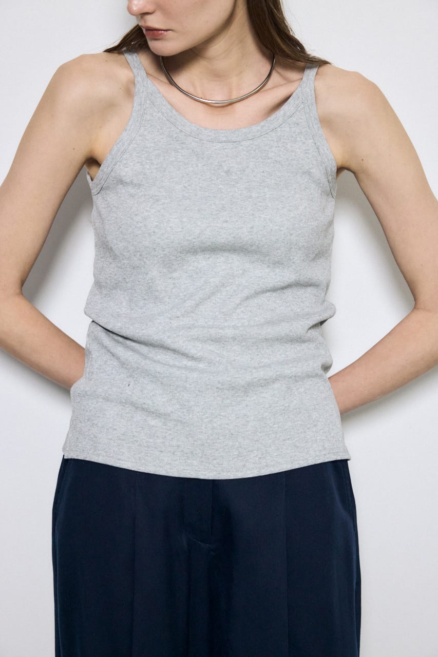 カップ付きホルターネックキャミソール T.GRY M