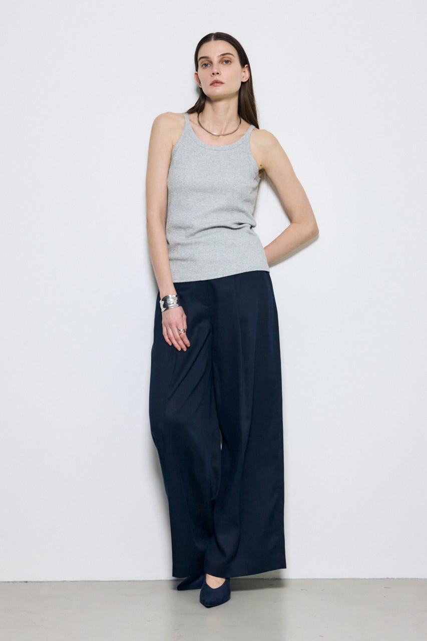 カップ付きホルターネックキャミソール T.GRY M