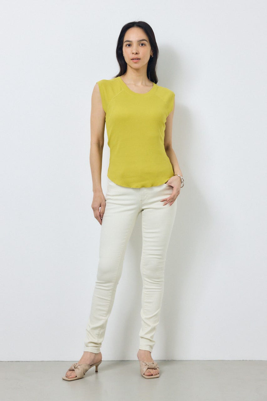カップ付きノースリーブトップス LIME M