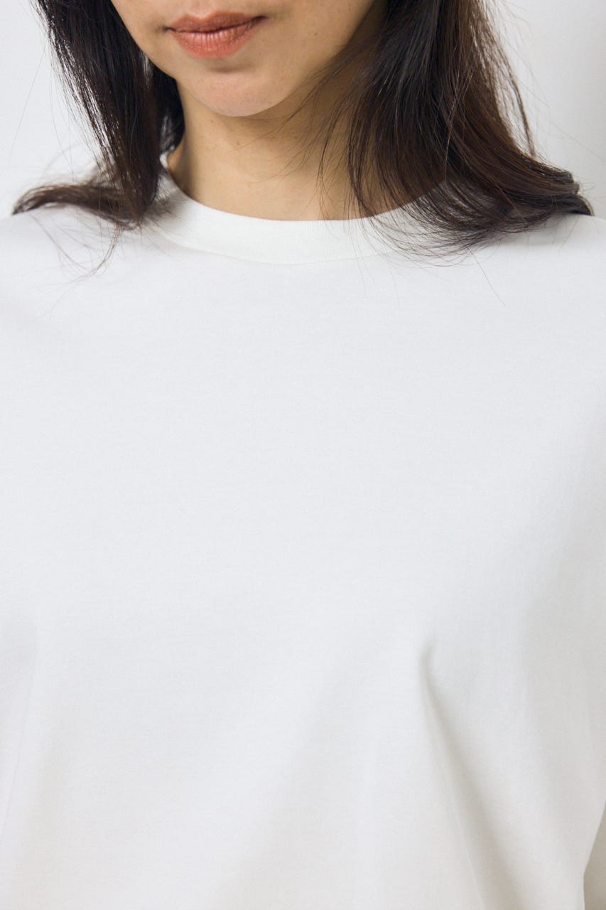 プレミアムコットンオーバーシルエットTシャツ O/WHT M