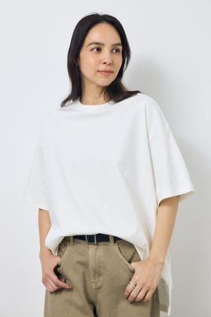 プレミアムコットンオーバーシルエットTシャツ