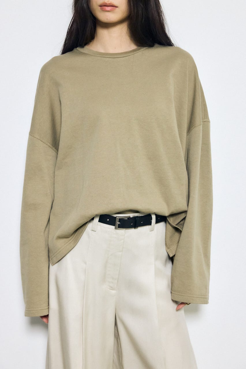 スリットヘムルーズプルオーバー KHA FREE