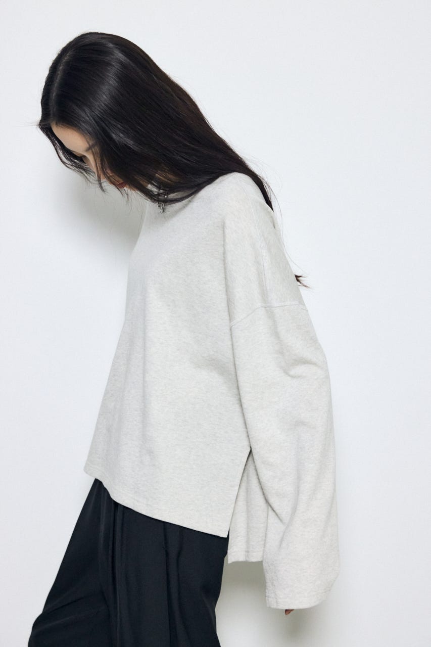 スリットヘムルーズプルオーバー T.GRY FREE