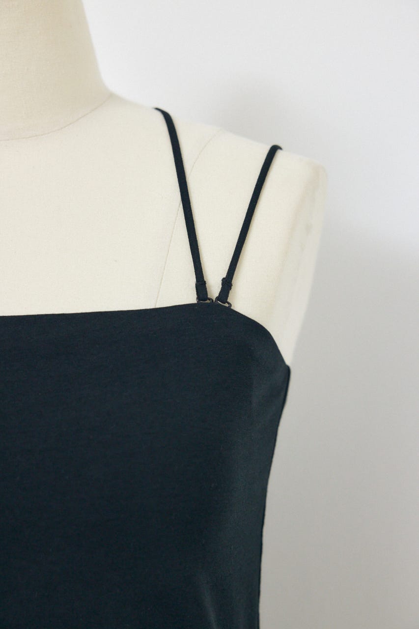 カップ付きチューブトップ(レギュラー) BLK S