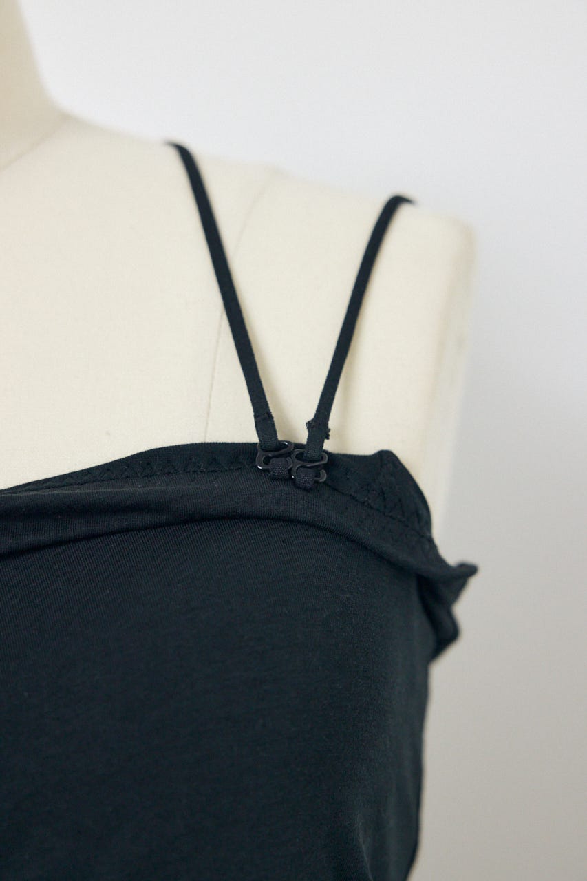 カップ付きチューブトップ(レギュラー) BLK S