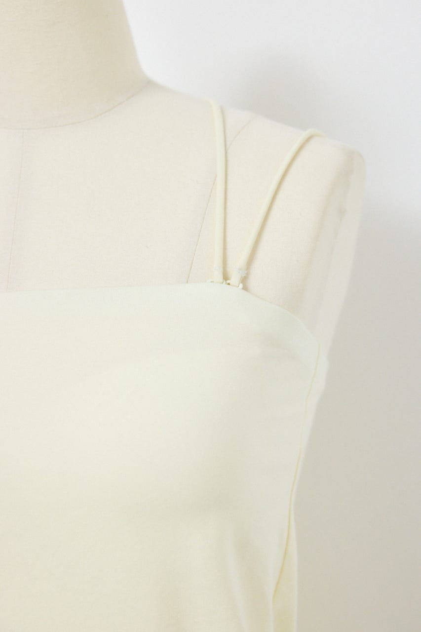 カップ付きチューブトップ(レギュラー) O/WHT S