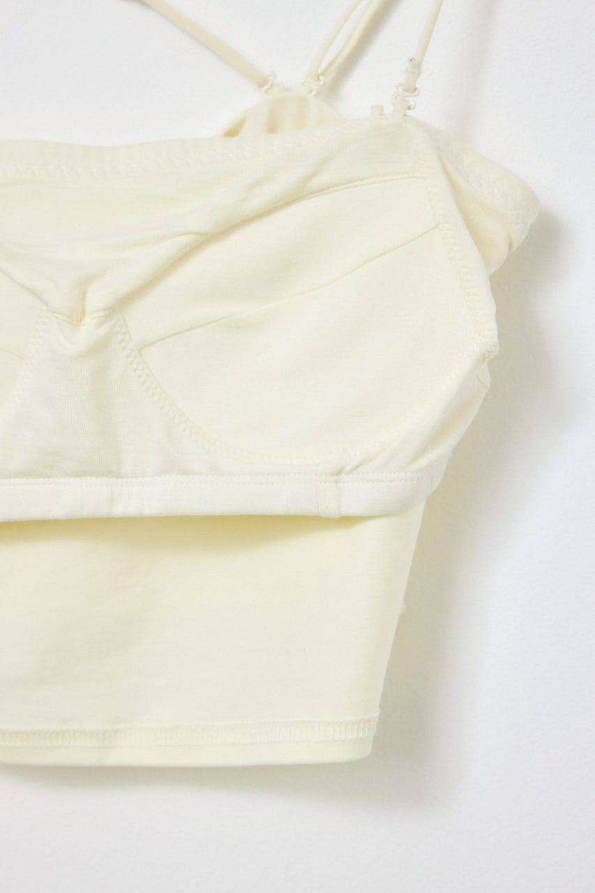 カップ付きチューブトップ(レギュラー) O/WHT S