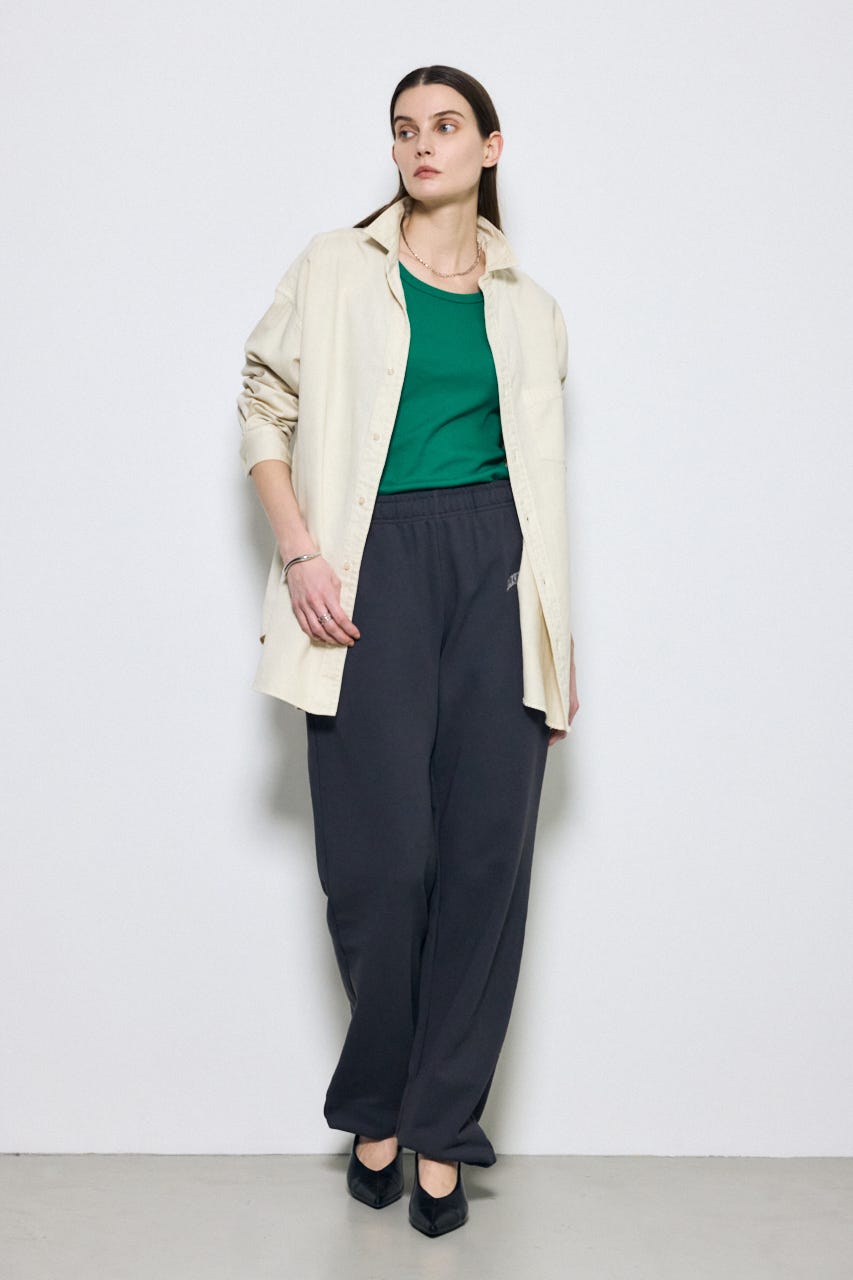 ロゴスウェットパンツ L/BLK S