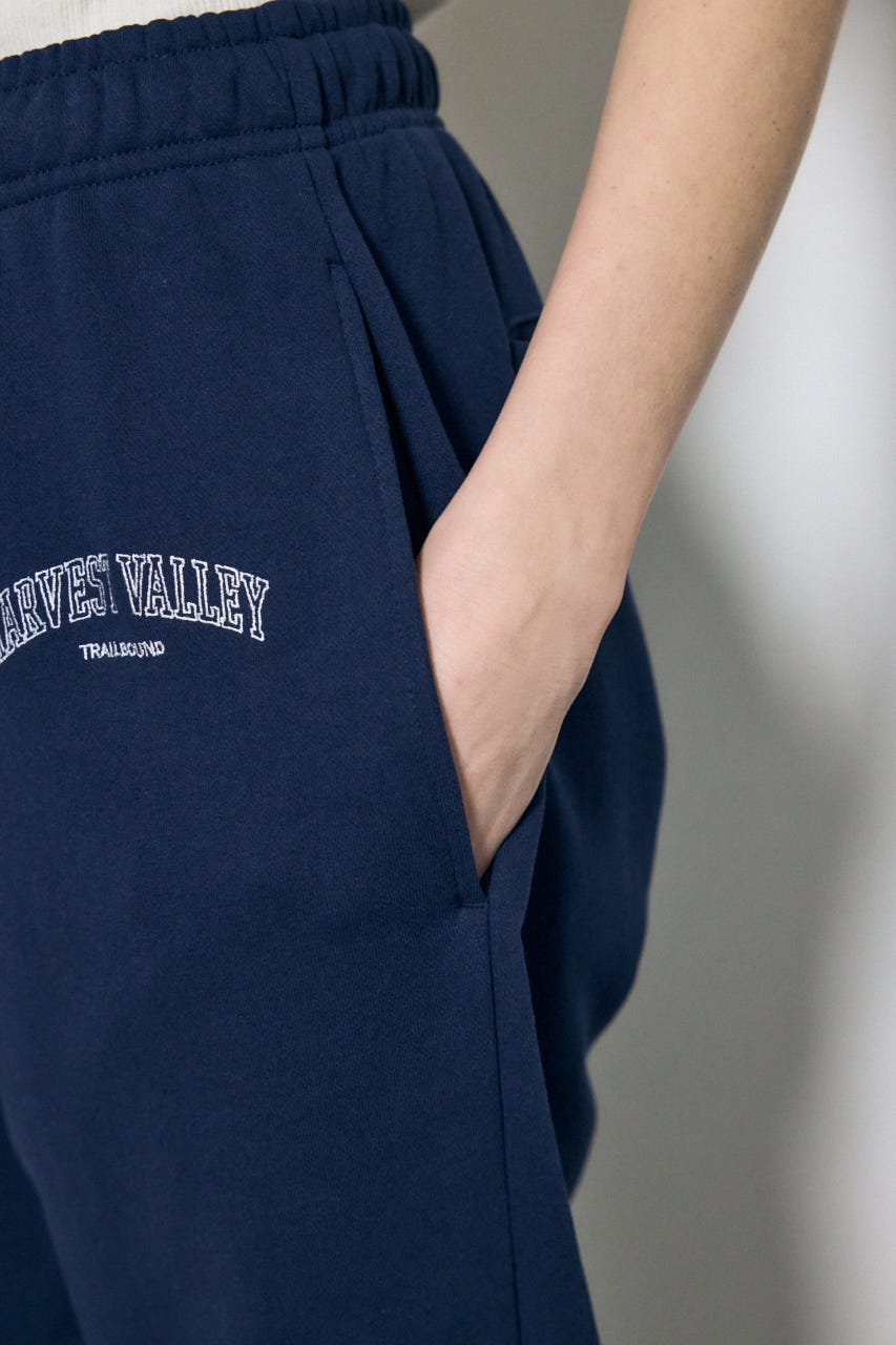 ロゴスウェットパンツ NVY S