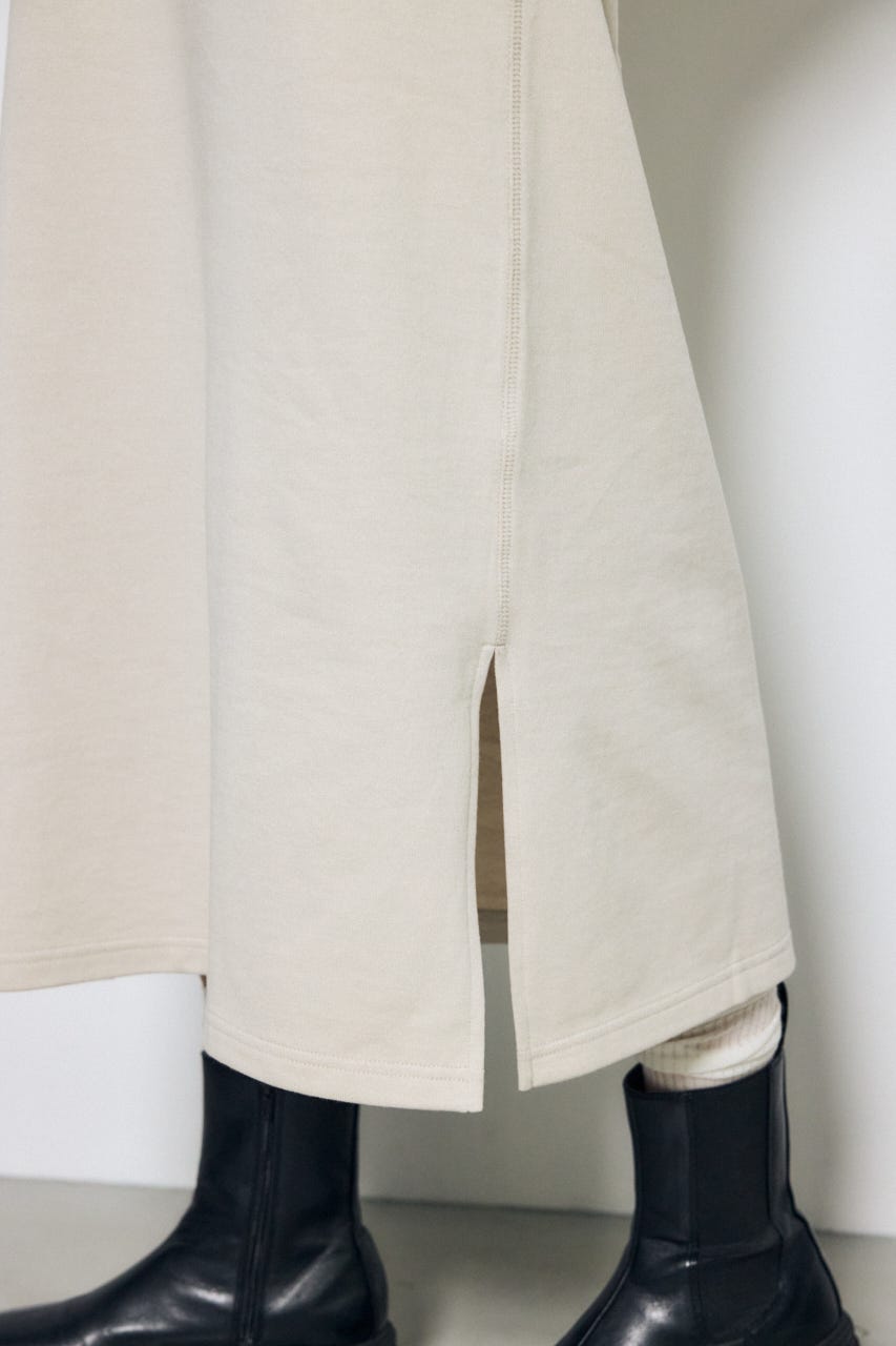 ロングスリーブストレートワンピース GREIGE M