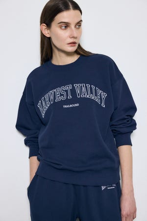 カレッジロゴ スウェットトップス