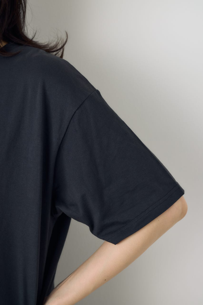 フォトプリントTシャツ L/BLK S