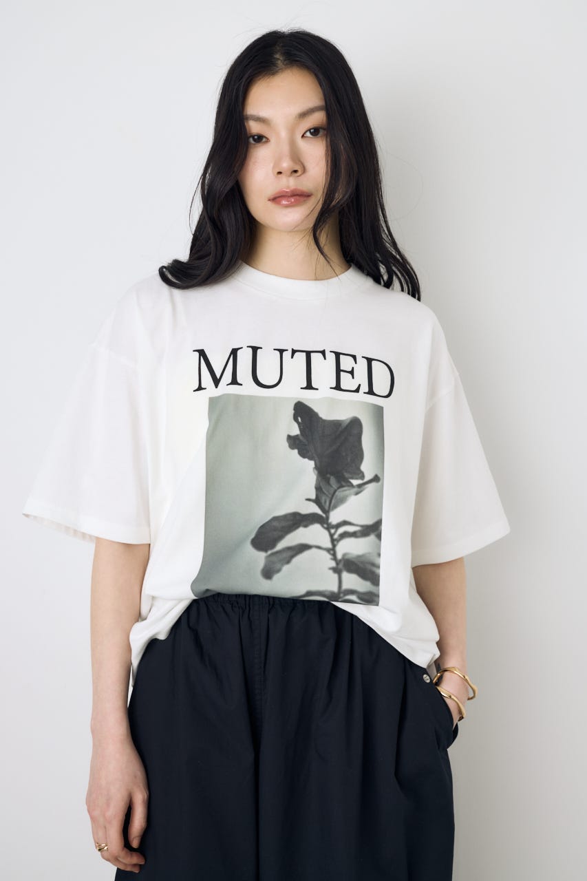 フォトプリントTシャツ WHT M