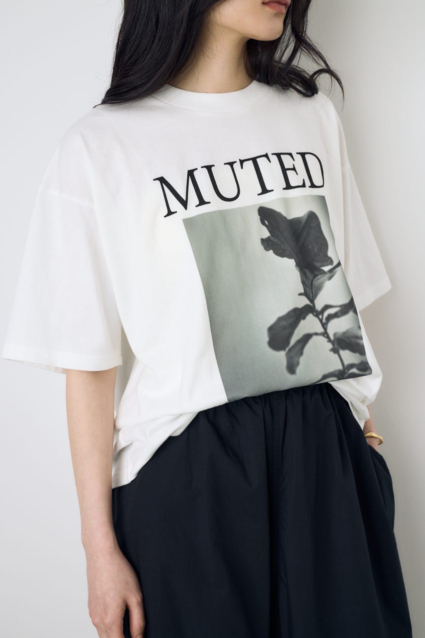フォトプリントTシャツ WHT M