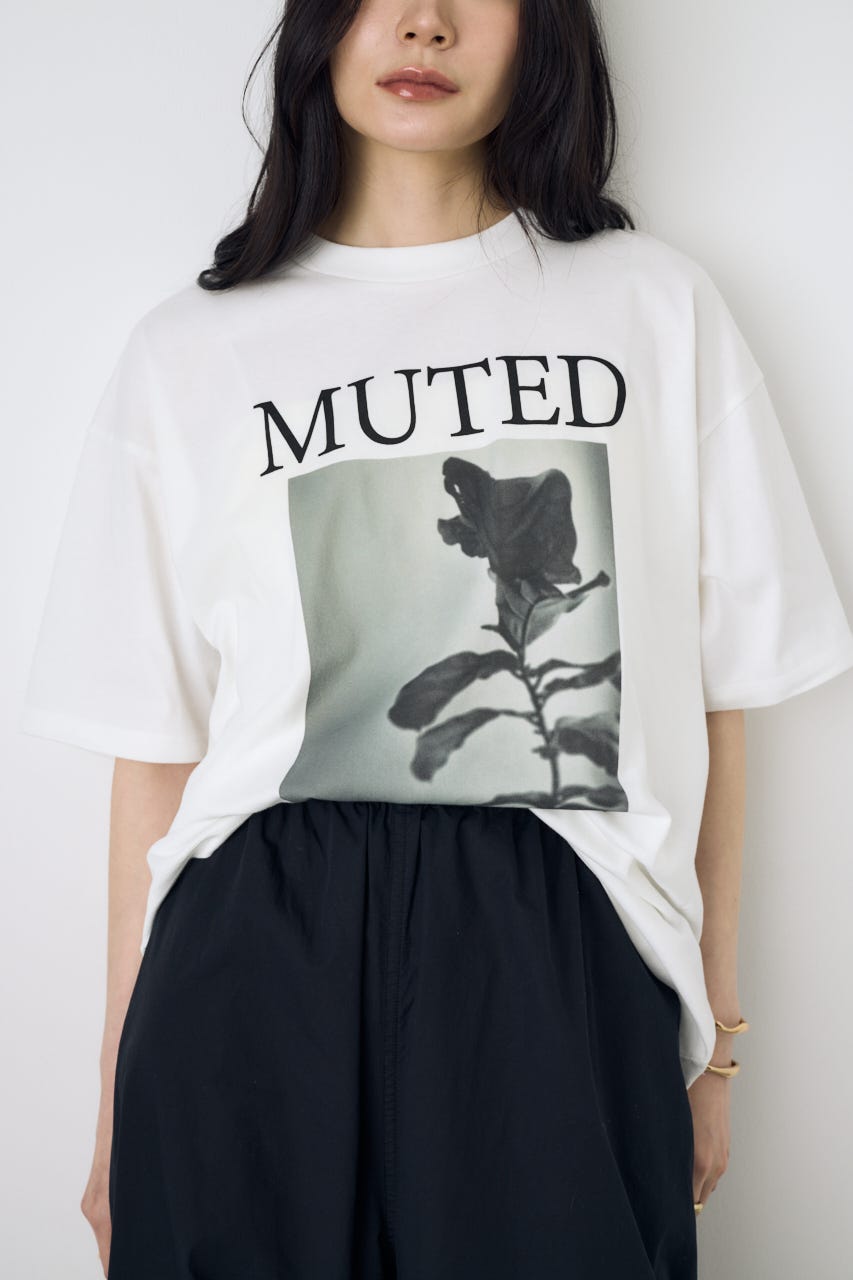 フォトプリントTシャツ WHT M