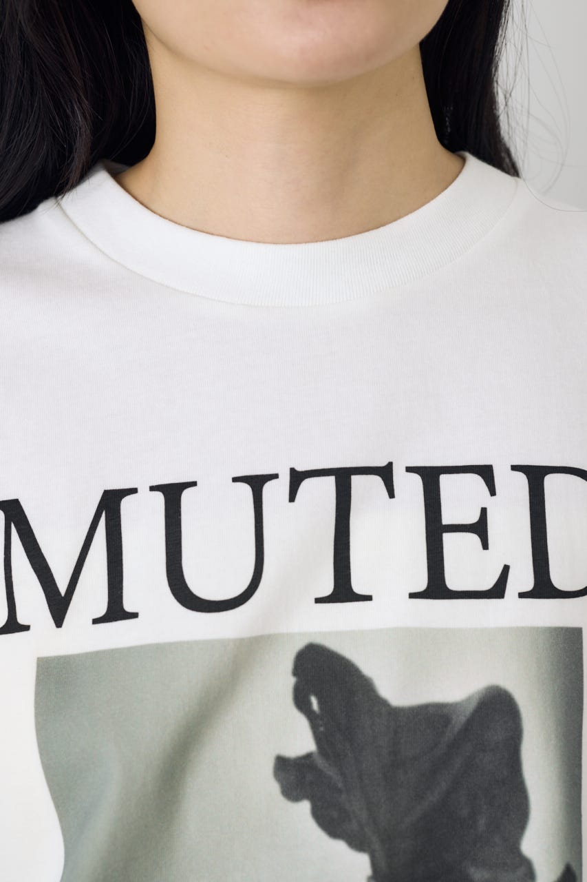 フォトプリントTシャツ WHT M