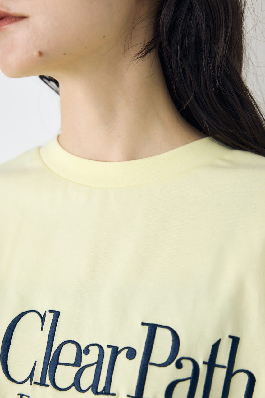 刺繍ロゴTシャツ L/YEL M
