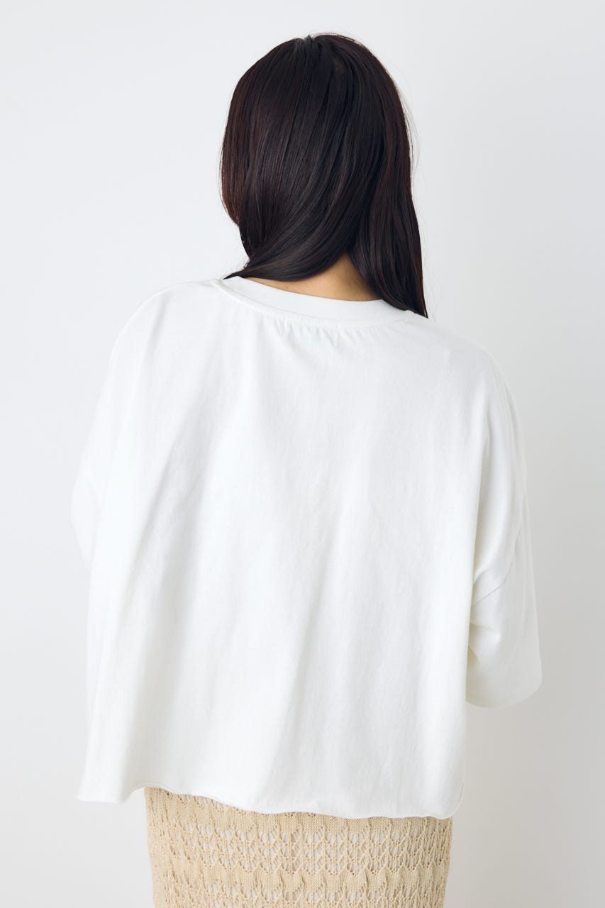 刺繍ロゴTシャツ WHT S