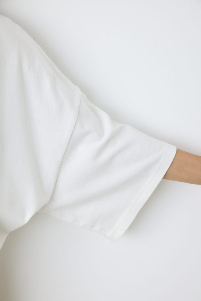 刺繍ロゴTシャツ WHT S