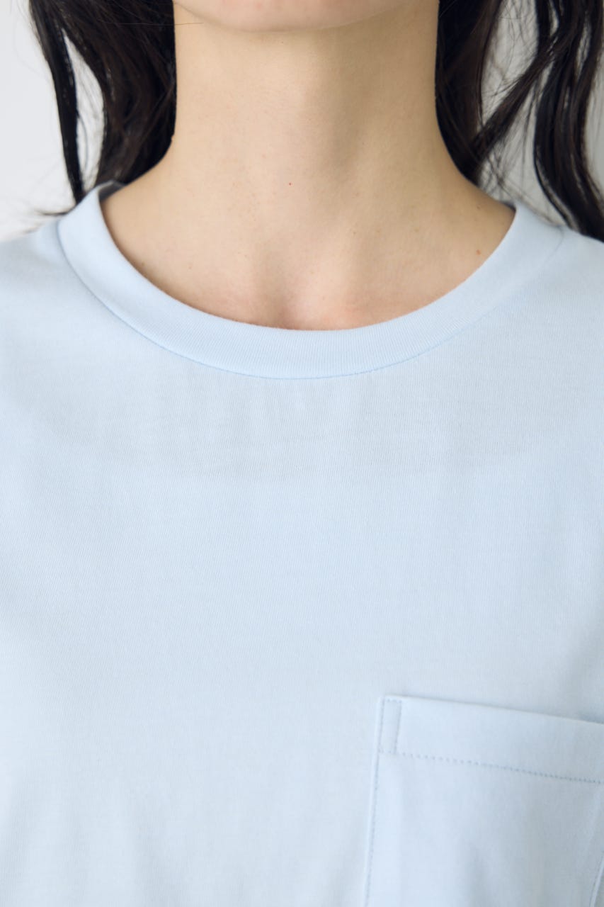 バックプリントTシャツ L/BLU M