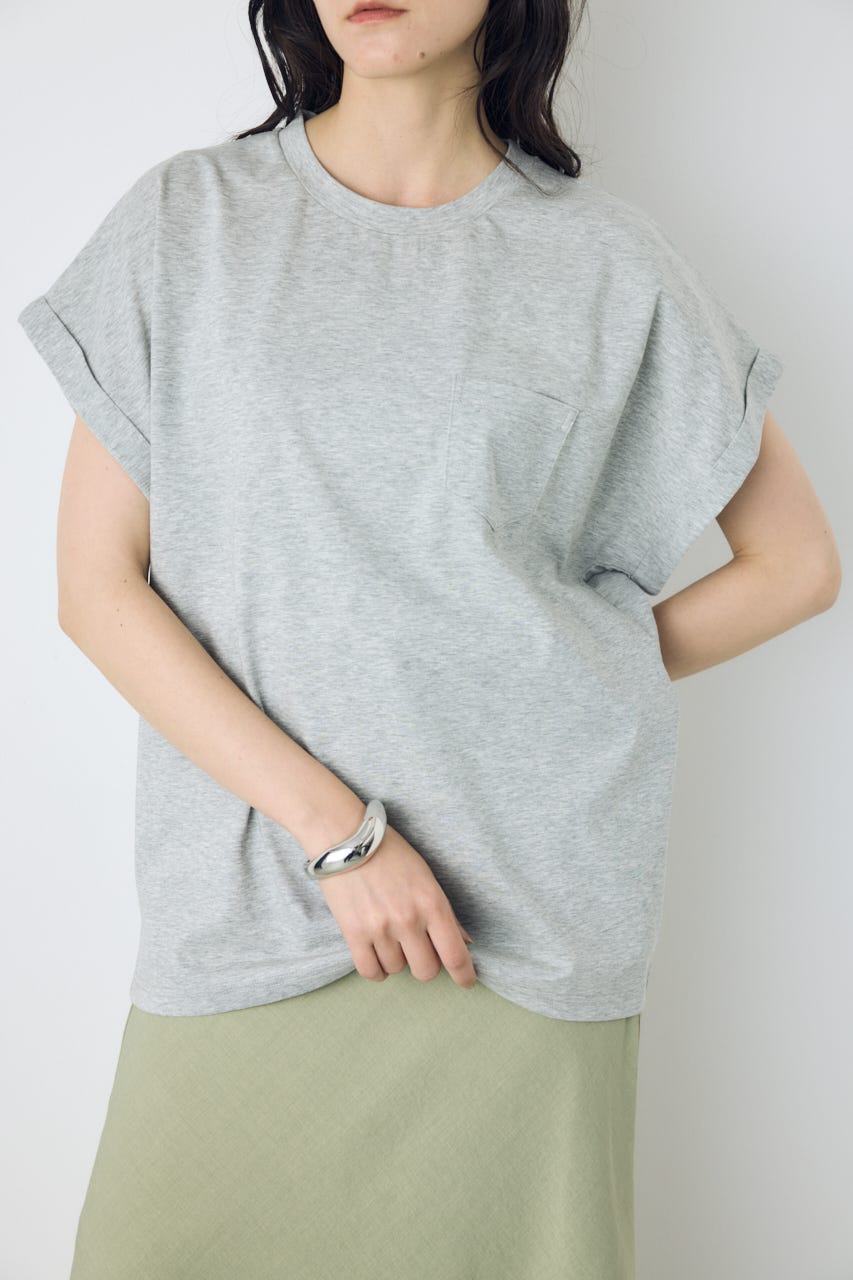 バックプリントTシャツ T.GRY S