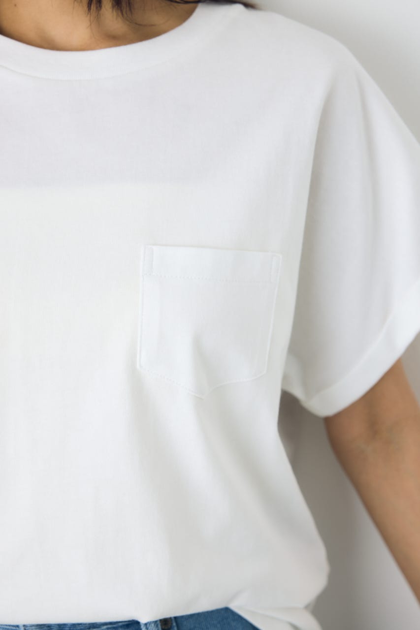 バックプリントTシャツ WHT S