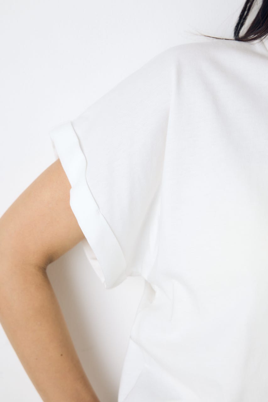 バックプリントTシャツ WHT S
