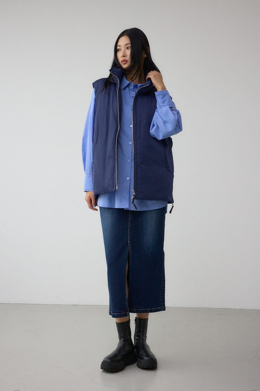 アーバンモナーク中綿ベスト NVY M