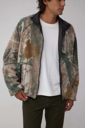 black by moussy リバーシブルボアアウター BLACK BY MOUSSY（ブラックバイマウジー）の「reversible boa