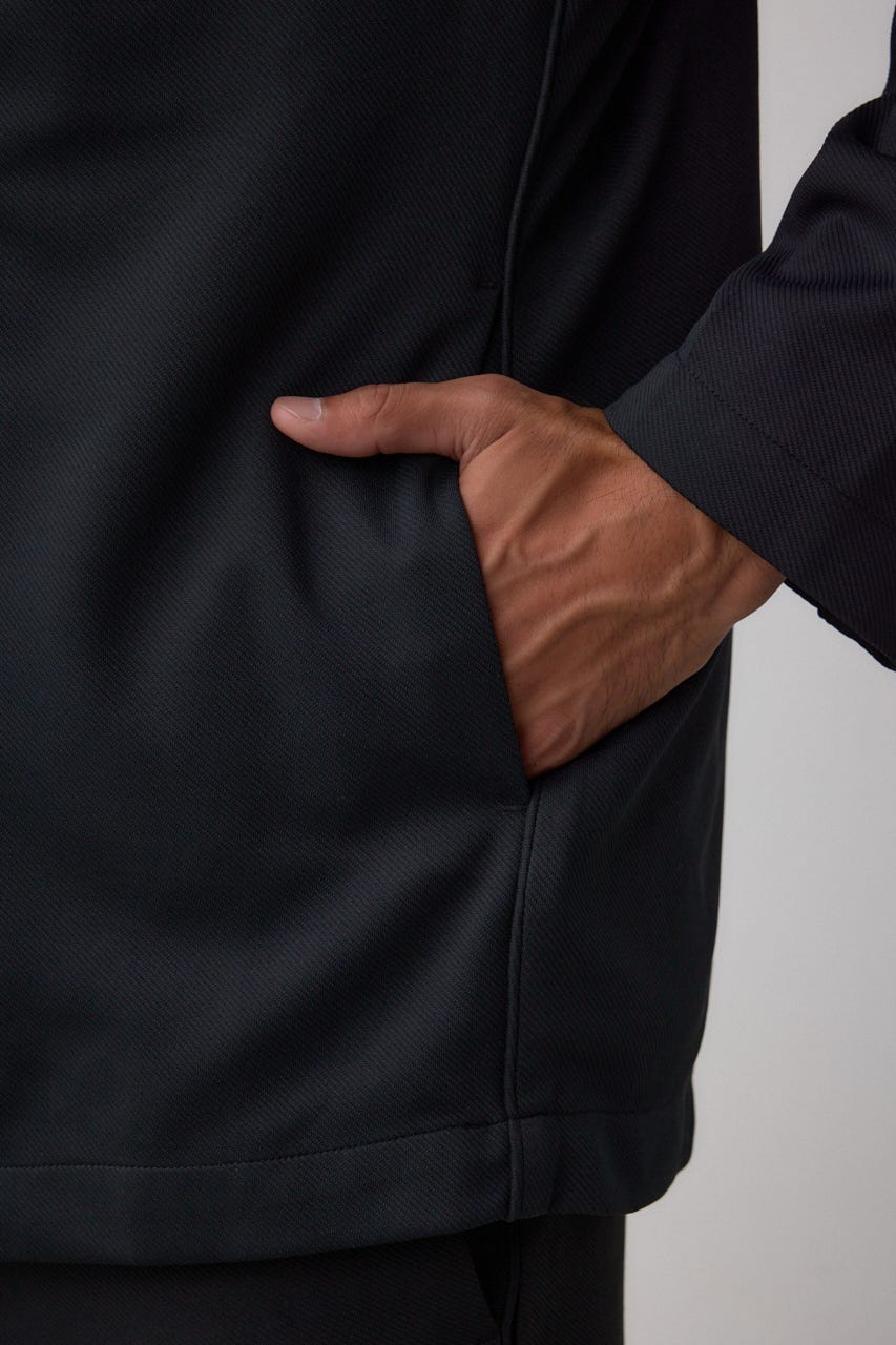 メランジツイルテーラードジャケット BLK M