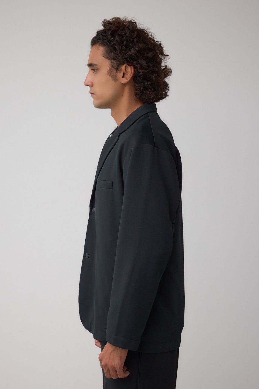 メランジツイルテーラードジャケット BLK M