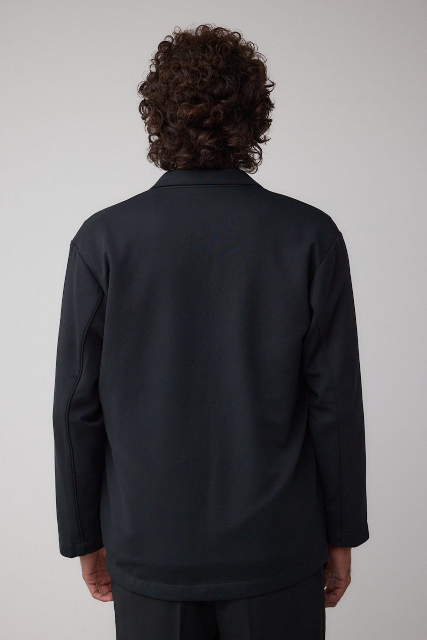 メランジツイルテーラードジャケット BLK M