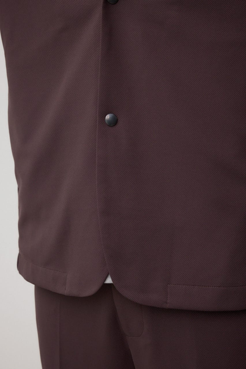 メランジツイルテーラードジャケット D/BRN L