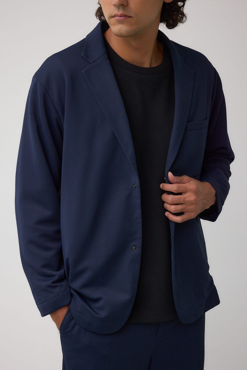 メランジツイルテーラードジャケット D/NVY M
