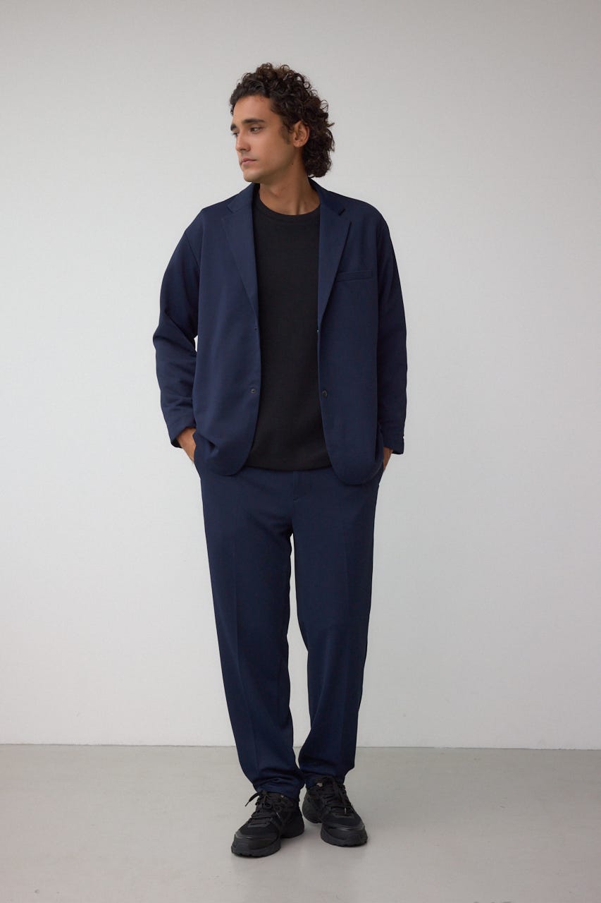 メランジツイルテーラードジャケット D/NVY M