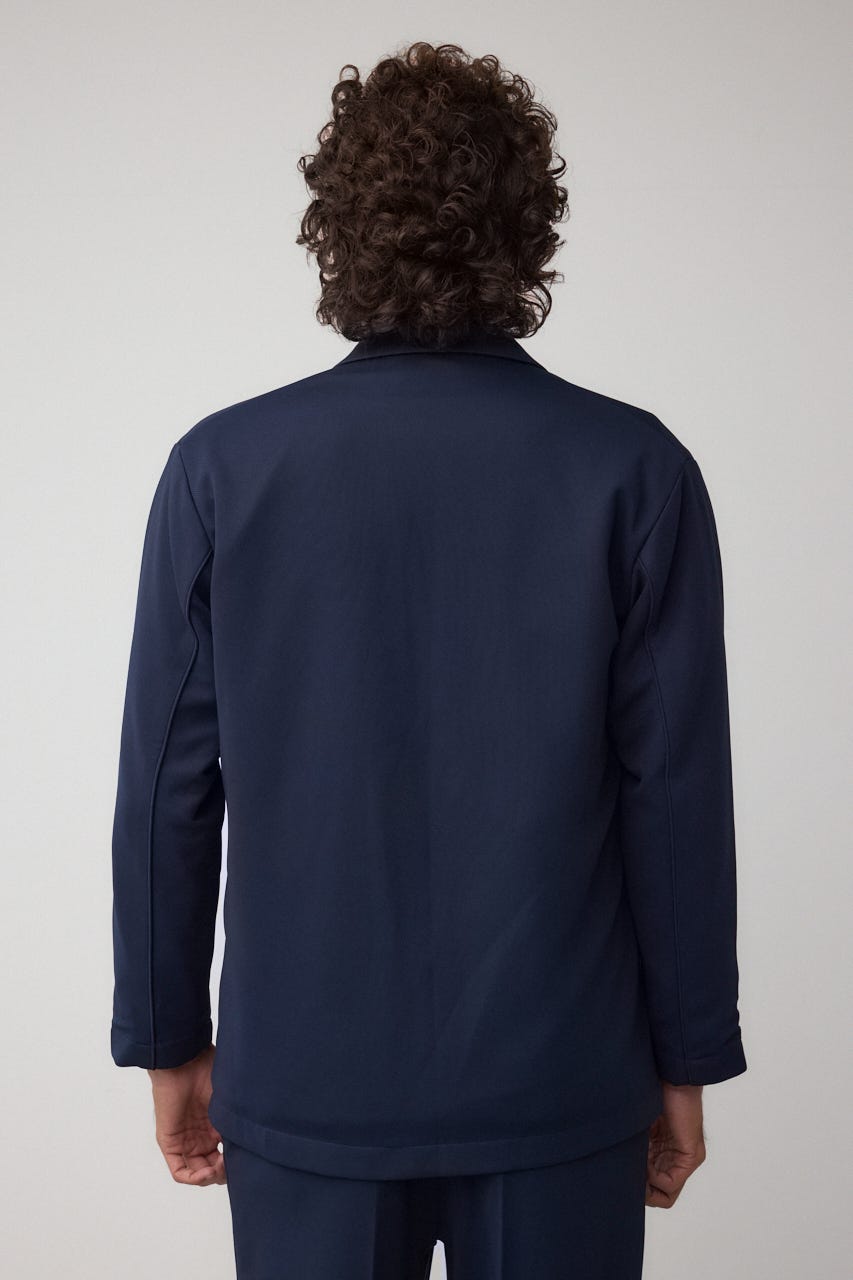 メランジツイルテーラードジャケット D/NVY M