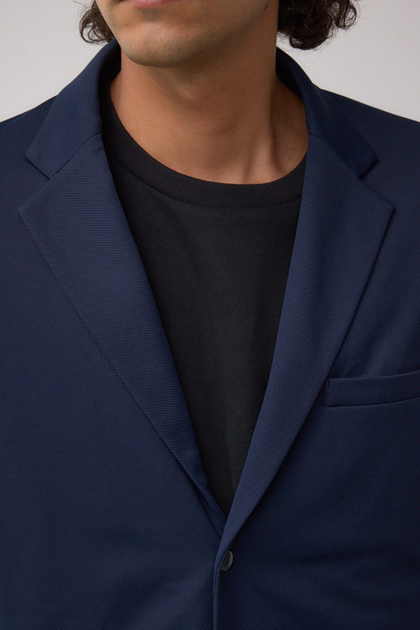 メランジツイルテーラードジャケット D/NVY M