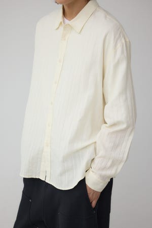 ベーシックレースラインシャツ