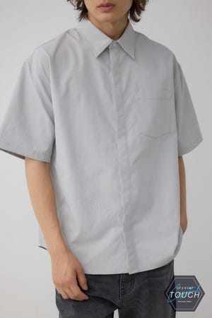 C/T切り替え比翼半袖シャツ