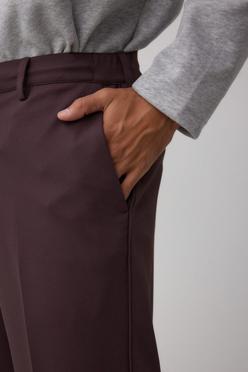 メランジツイルスラックス D/BRN M