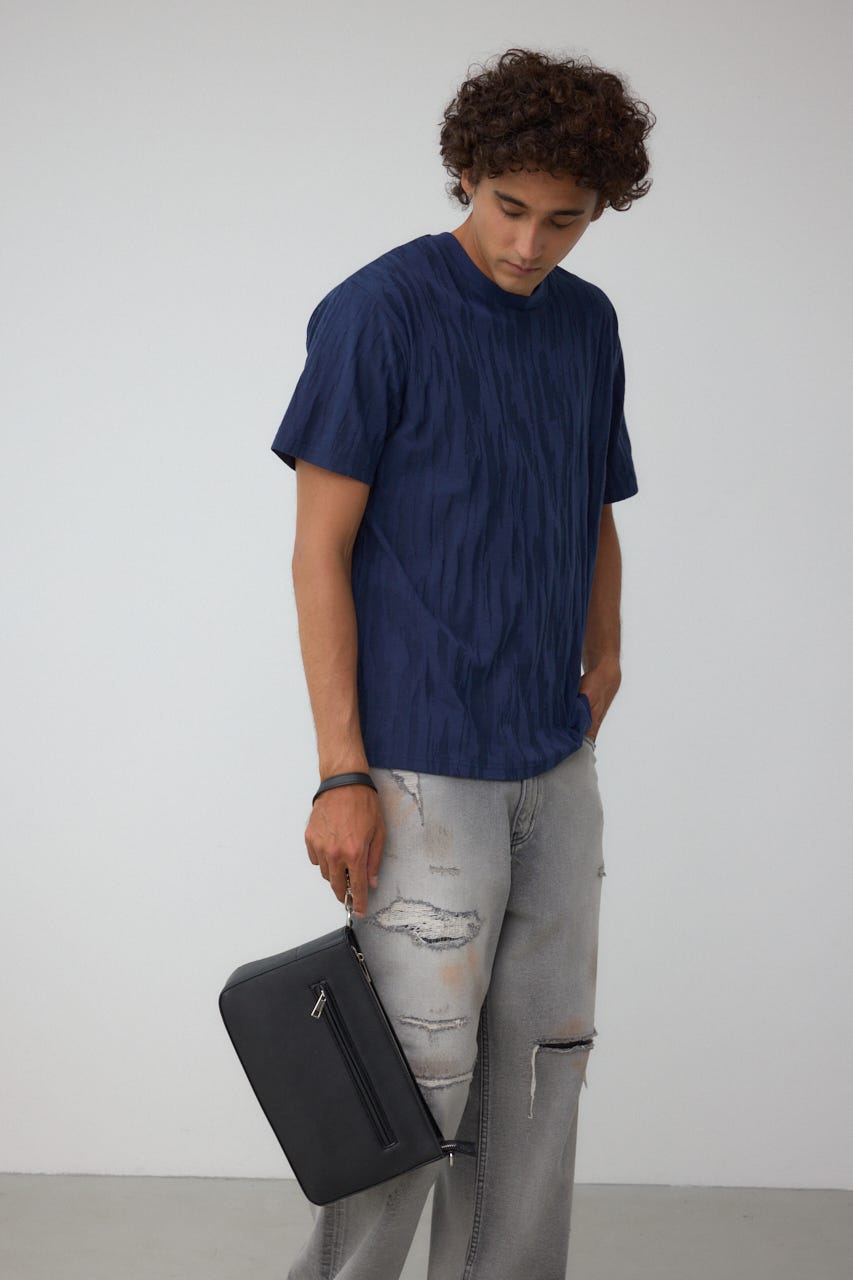 ヴィンテージフェイクレザーショルダーバッグ BLK FREE