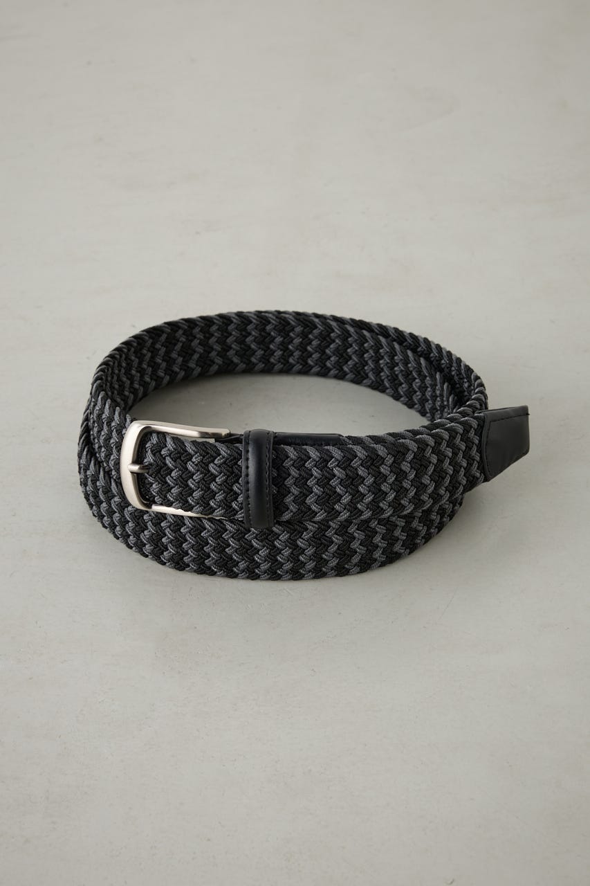 BLACK BY MOUSSY　ベルト undulation buckle belt(504854605) | ブラックバイマウジー