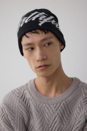 LOGOデザインニット帽