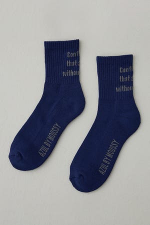 メッセージミドルソックス