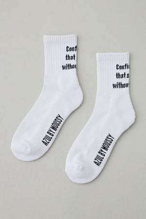 メッセージミドルソックス